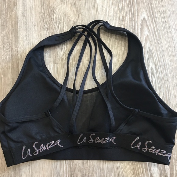 LA SENZA Black Sports Bra Size Medium - Picture 2 of 6